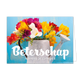 Beterschap namens je collega's - Formaat: Standaard - Vorm: Liggend - Beterschapskaart - Op deze wenskaart staat een gieter met daarin bloemen. In de illustratie staat de tekst: "Beterschap namens je collega's". - Snelwenskaart