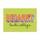 Bedankt leuke collega - Formaat: Standaard - Vorm: Liggend - Bedankkaart - Op deze wenskaart staat de tekst: "Bedankt leuke collega" op een groene achtergrond. - Snelwenskaart