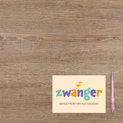 Zwanger gefeliciteerd