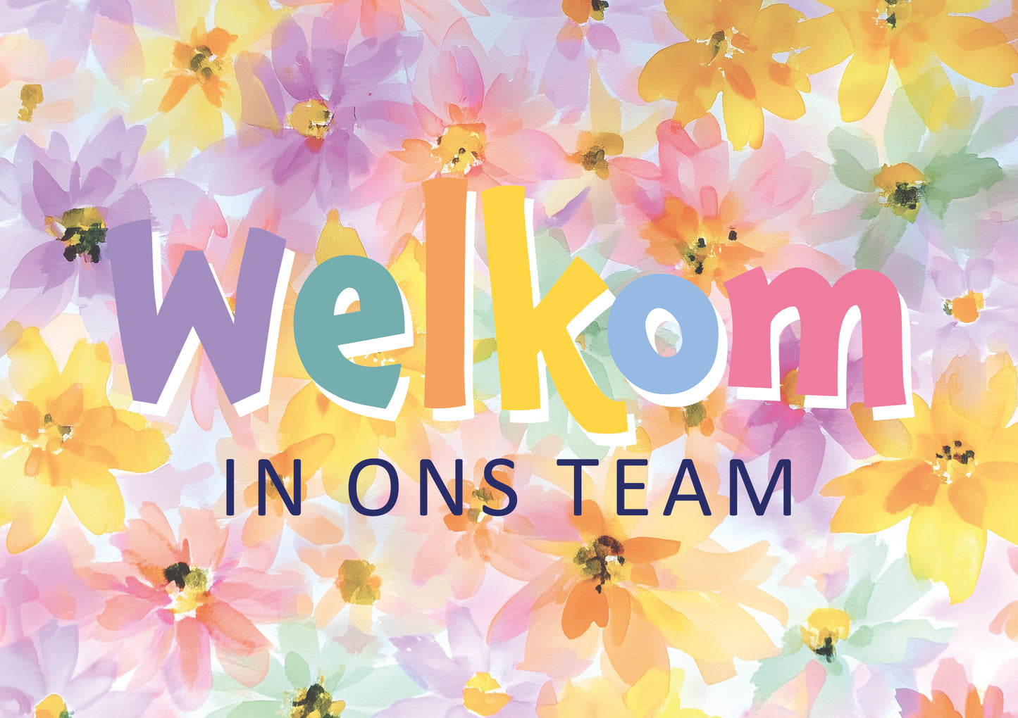 Welkom in ons team