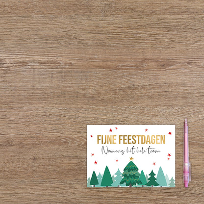 Fijne feestdagen namens het hele team