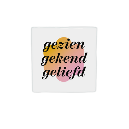 Gezien gekend geliefd