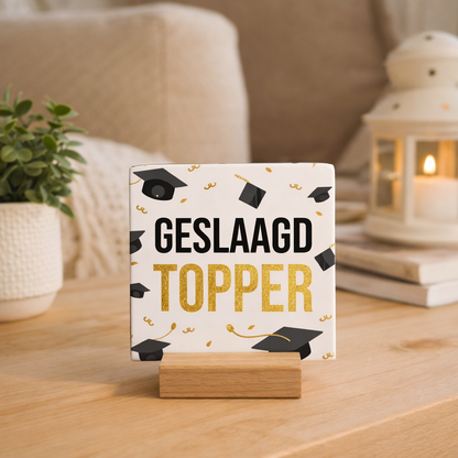 Geslaagd topper