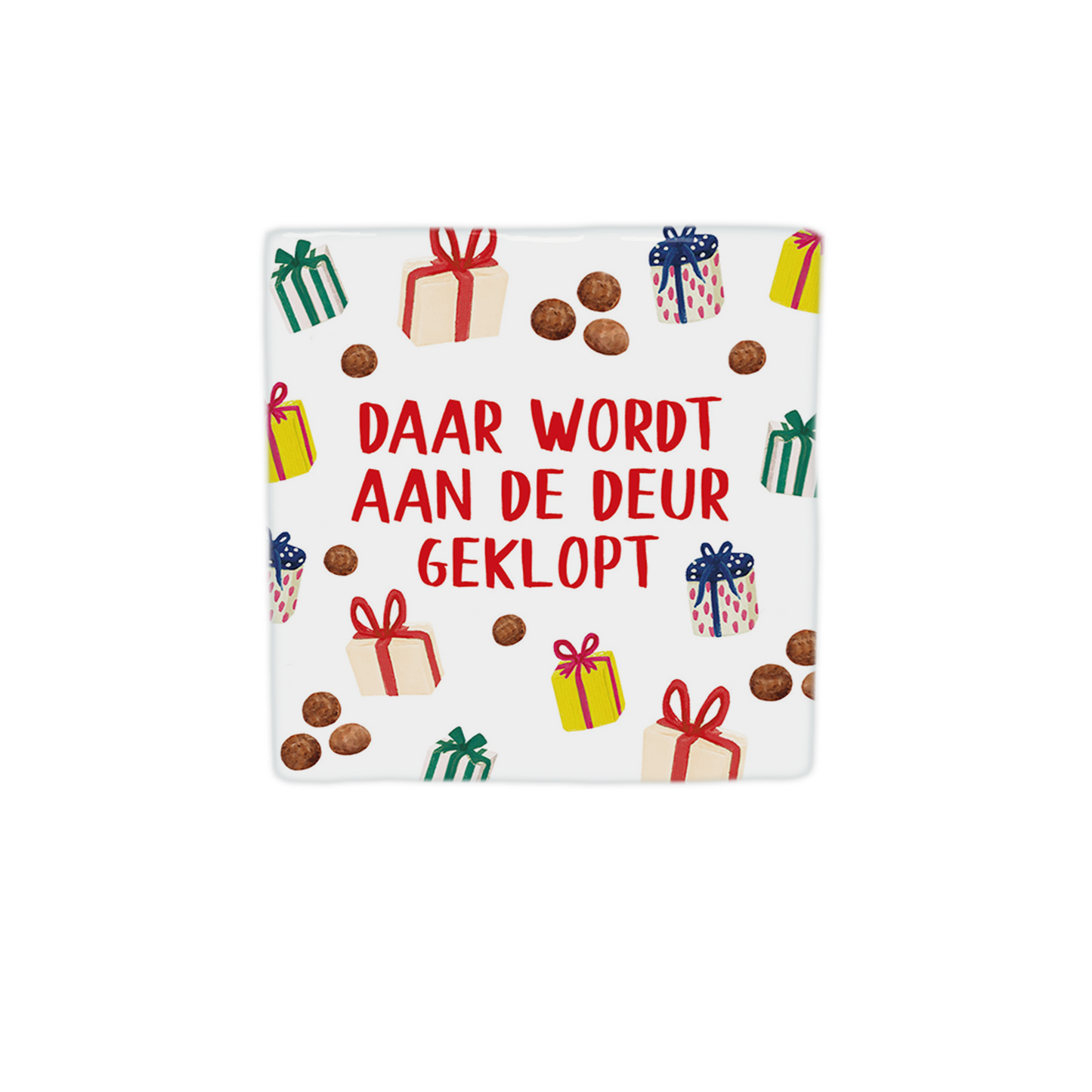Daar wordt aan de deur geklopt