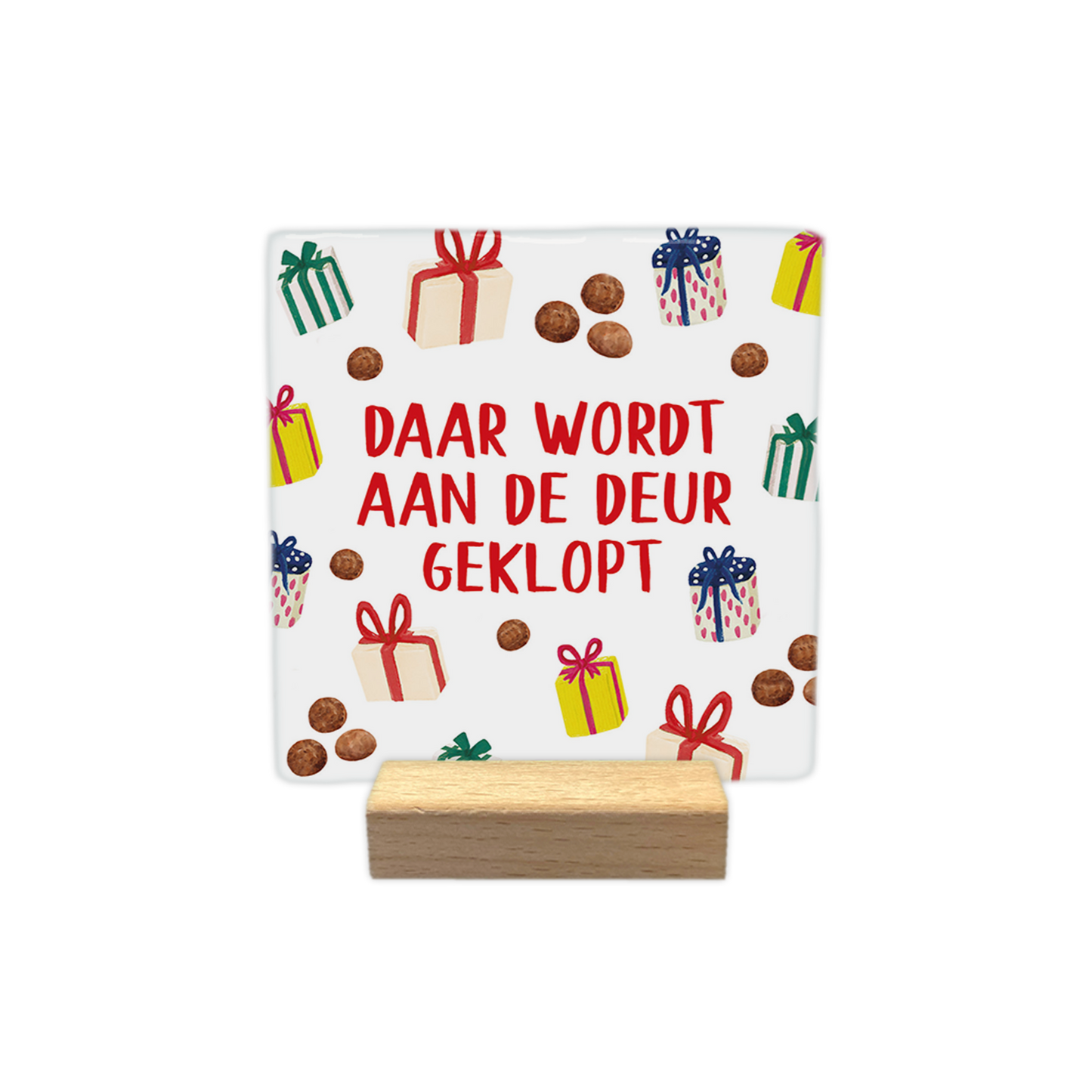Daar wordt aan de deur geklopt