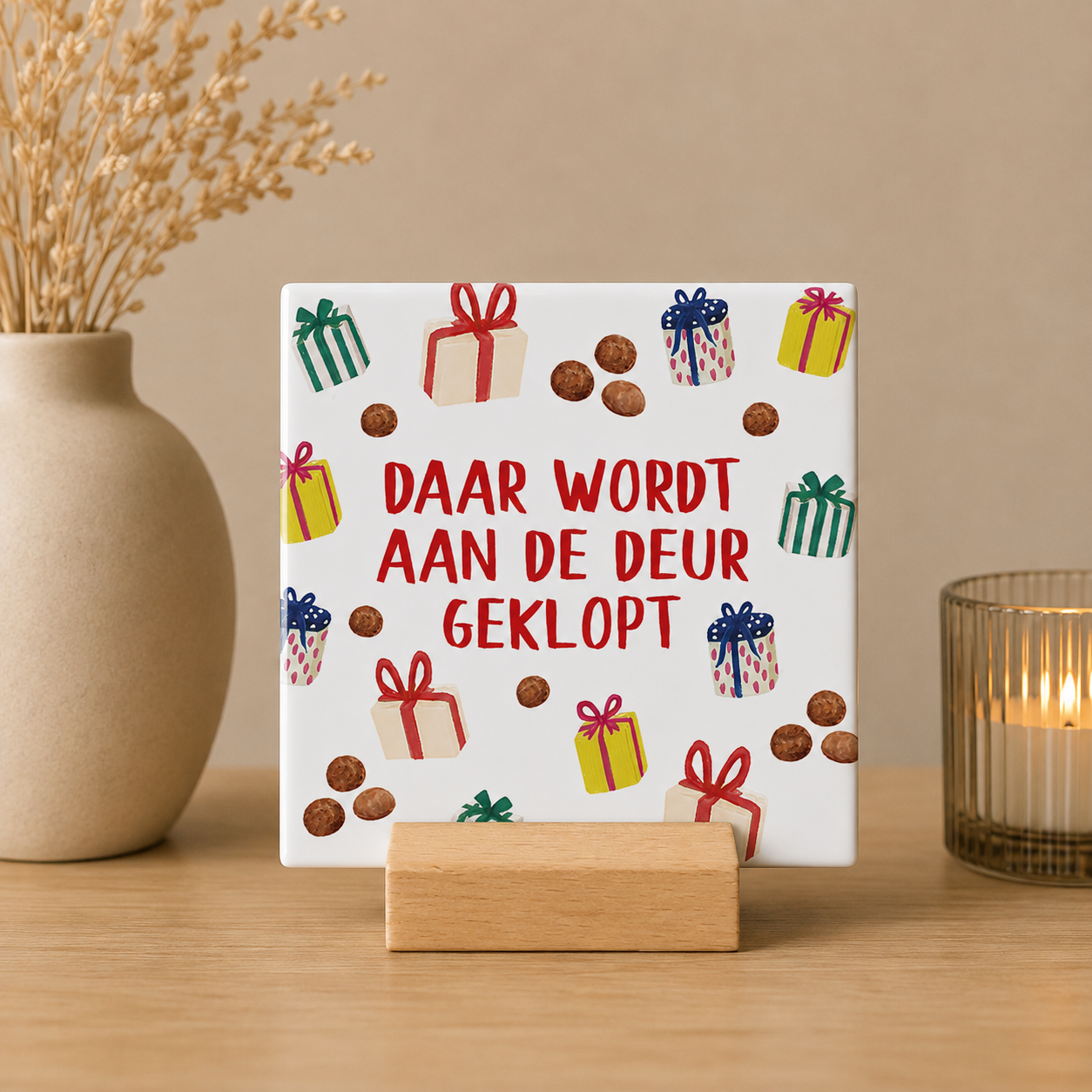 Daar wordt aan de deur geklopt