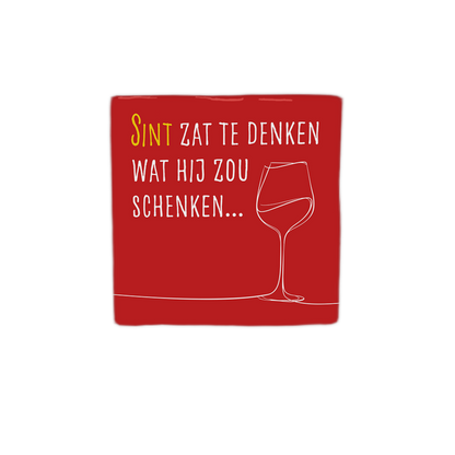 Sint zat te denken