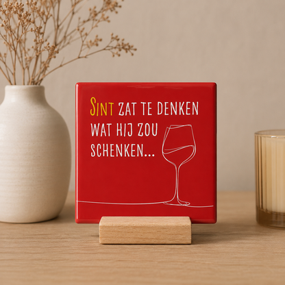 Sint zat te denken
