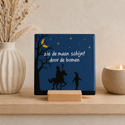Zie de maan schijnt
