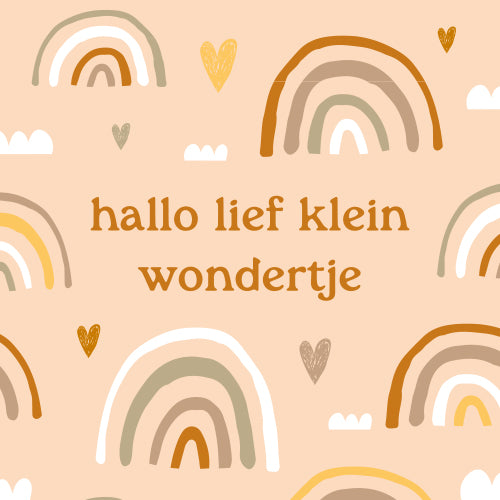 Hallo lief klein wondertje