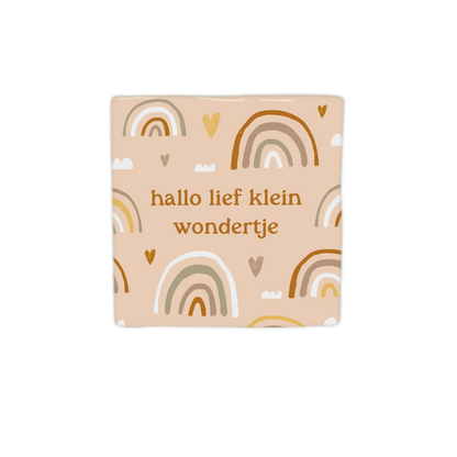 Hallo lief klein wondertje