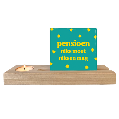 Pensioen niks moet niksen mag