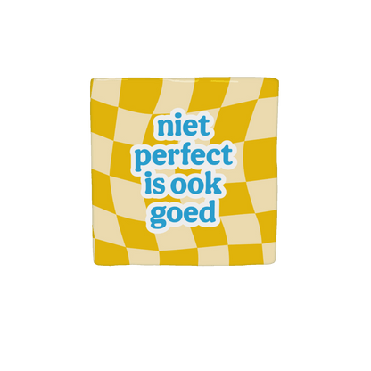 Niet perfect is ook goed