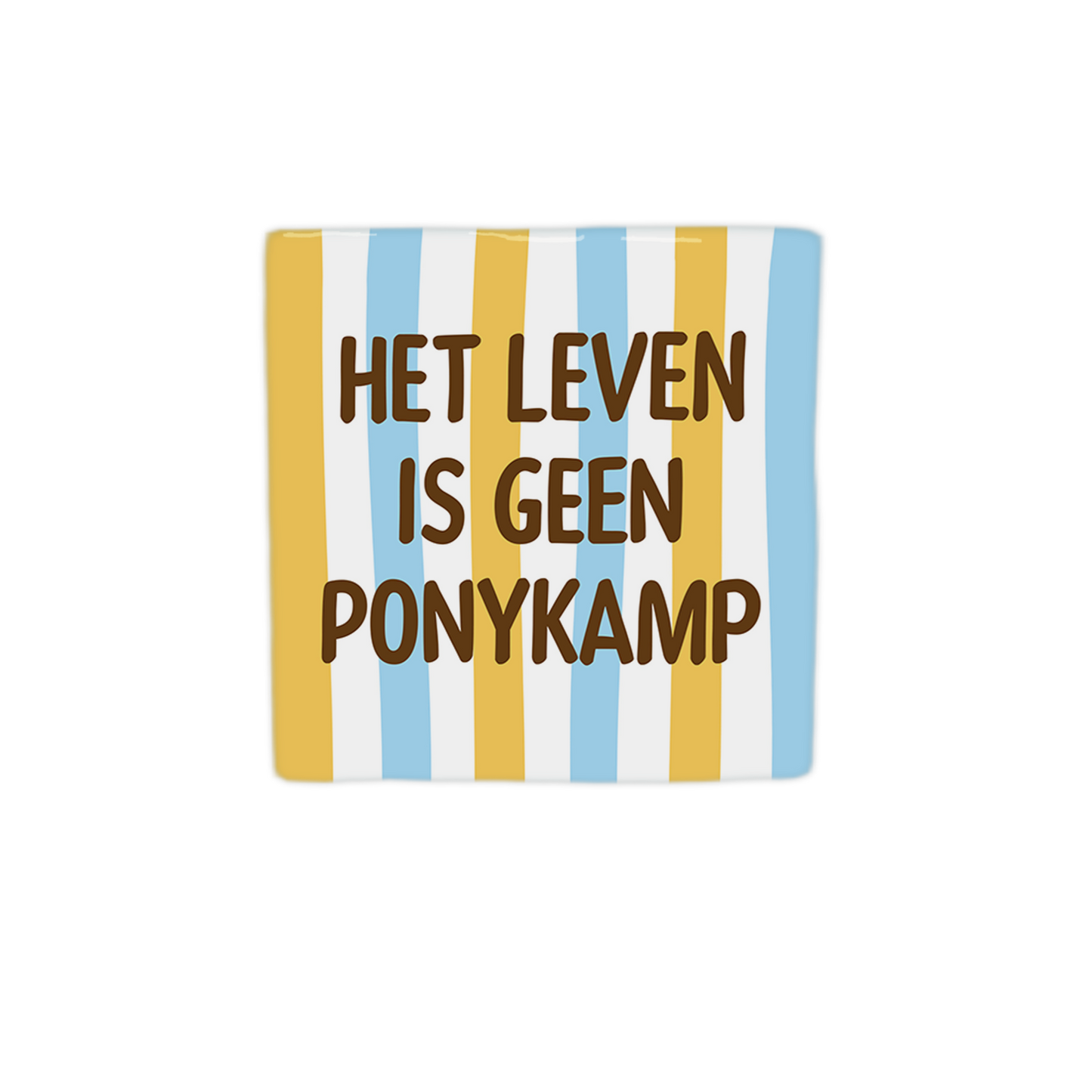 Het leven is geen ponykamp