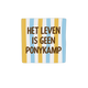 Het leven is geen ponykamp