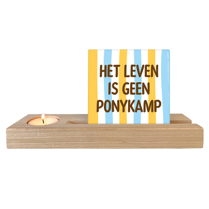 Het leven is geen ponykamp