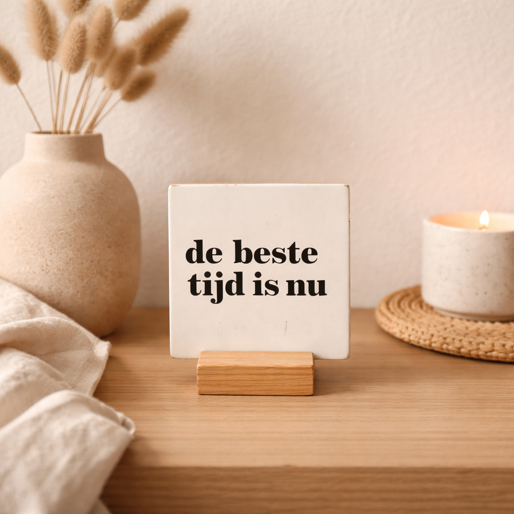 De beste tijd is nu