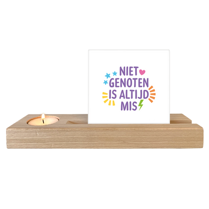 Niet genoten is altijd mis