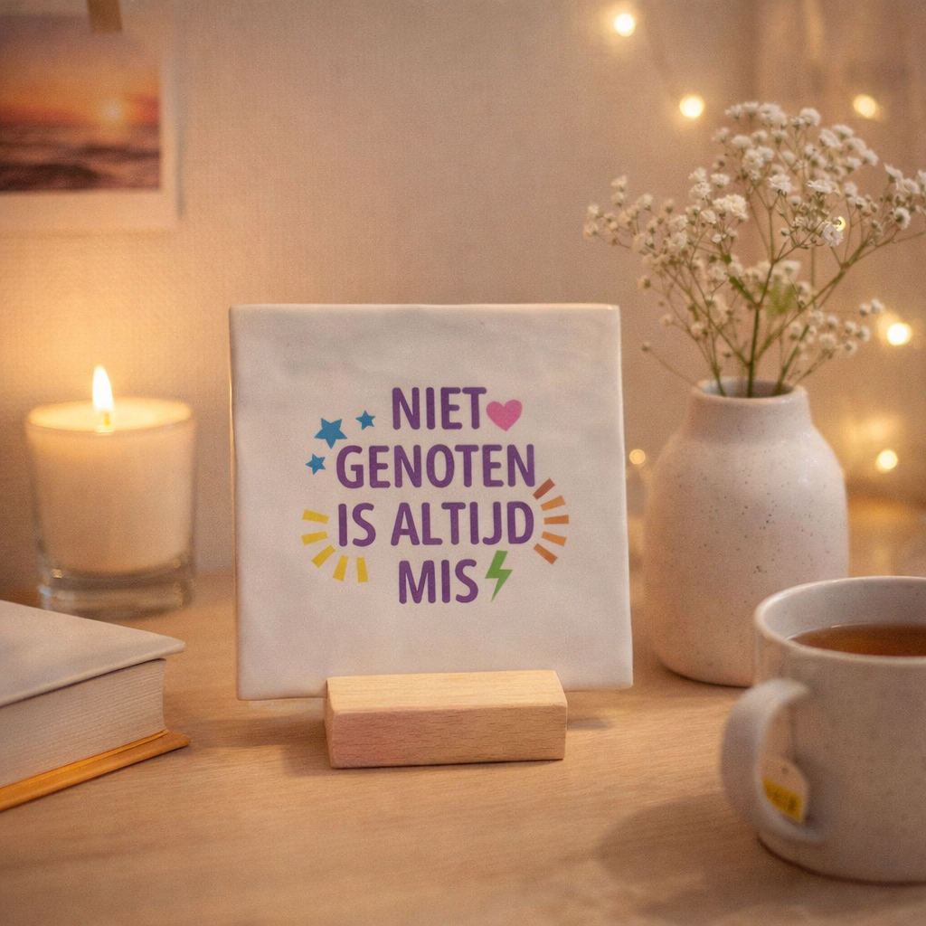Niet genoten is altijd mis
