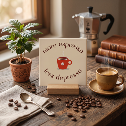 More espresso less depresso