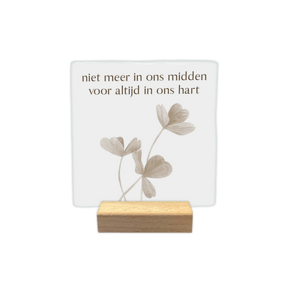 Niet meer in ons midden