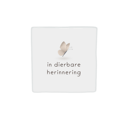 In dierbare herinnering