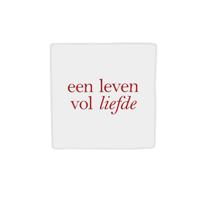 Een leven vol liefde