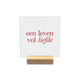 Een leven vol liefde
