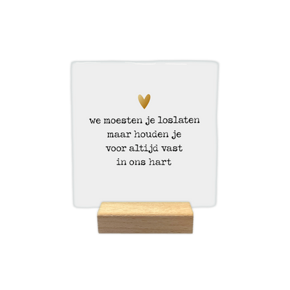 We moeten jou loslaten