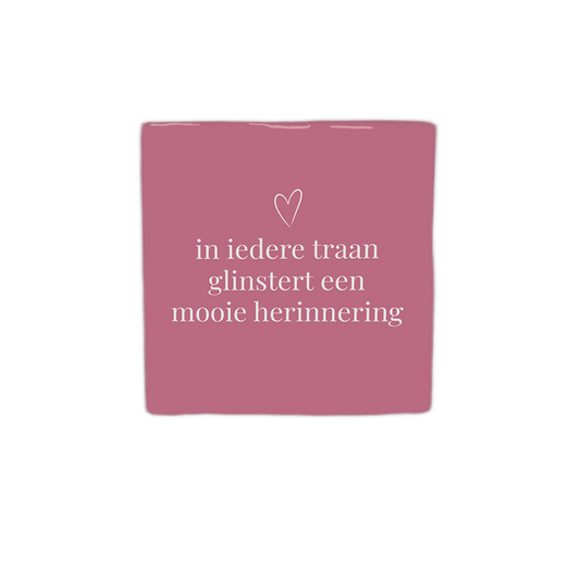 In iedere traan