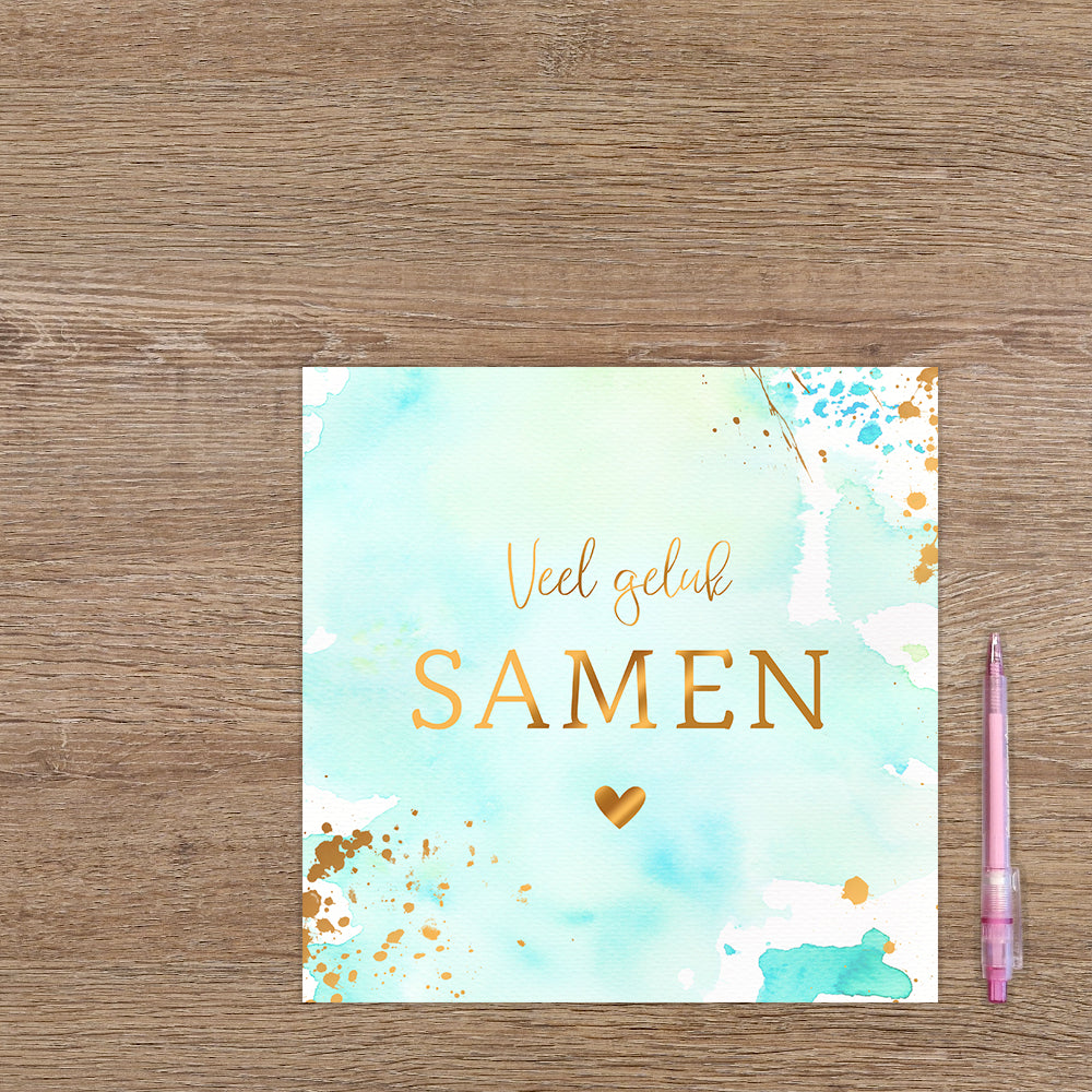 XL kaart - Veel geluk samen