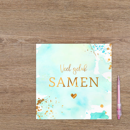 XL kaart - Veel geluk samen