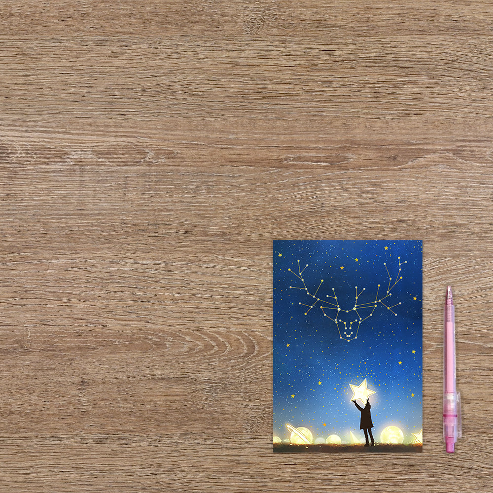 Rendier in de sterren