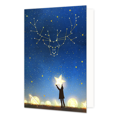 Rendier in de sterren