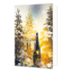 Champagne - Formaat: Standaard - Vorm: Staand - Kerstkaart - Op deze kerstkaart staat een champagnefles met twee champagneglazen. - Snelwenskaart