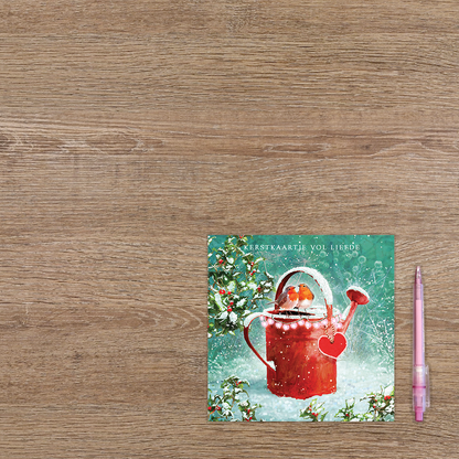 Kerstkaartje vol liefde