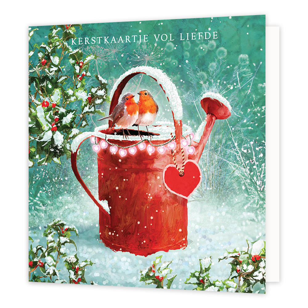 Kerstkaartje vol liefde