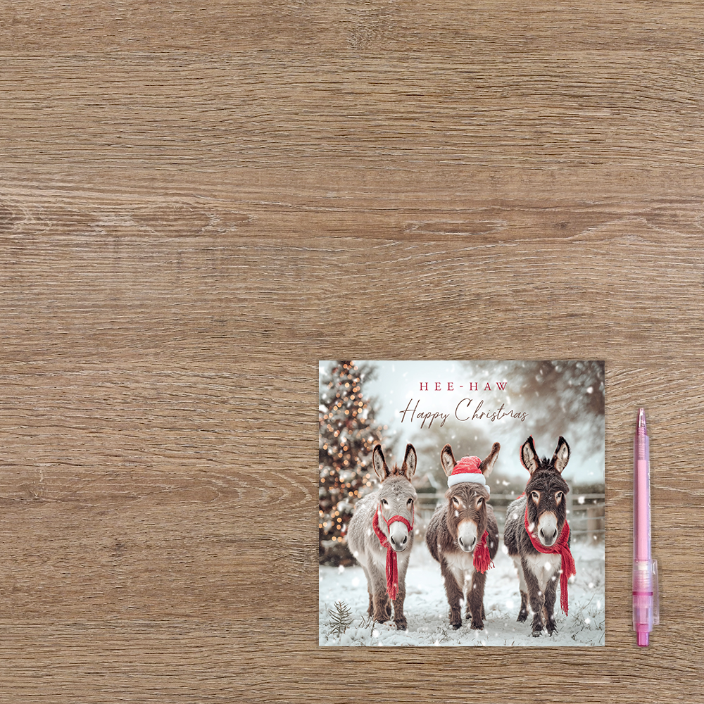 Hee-haw happy christmas