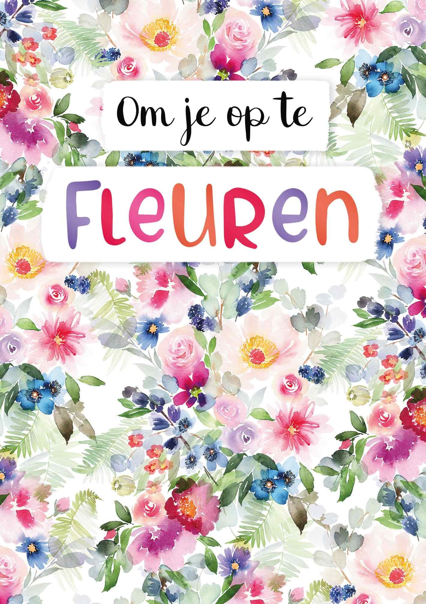 Om je op te fleuren