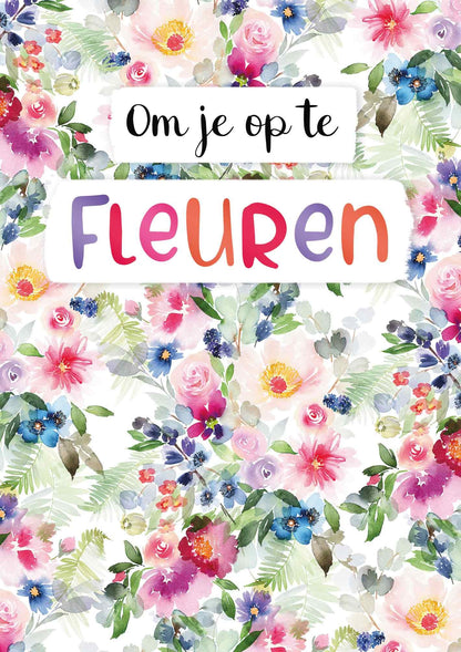 Om je op te fleuren