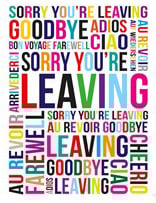 XL kaart - Sorry you're Leaving