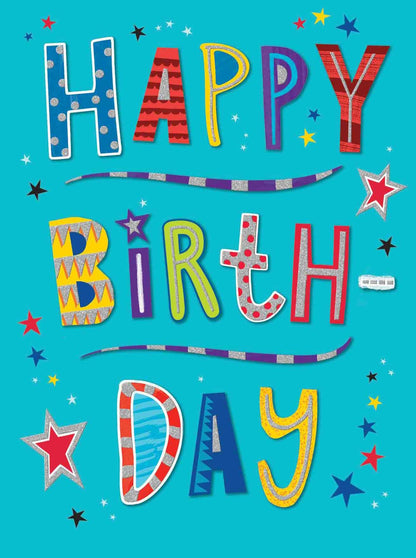 XL kaart - Happy birthday