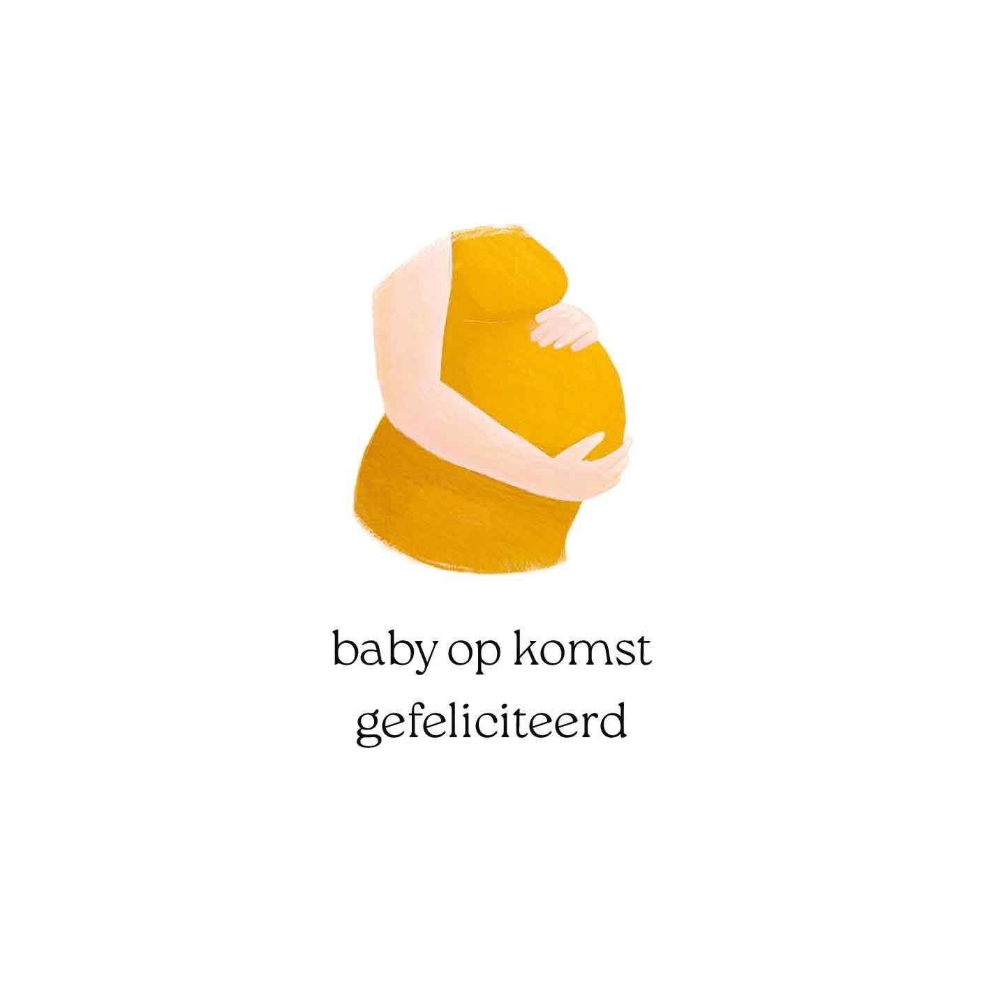 Baby op komst gefeliciteerd