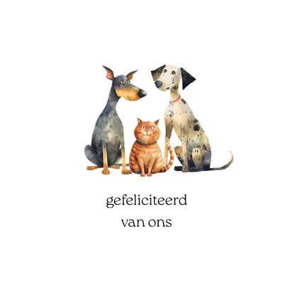 Gefeliciteerd van ons