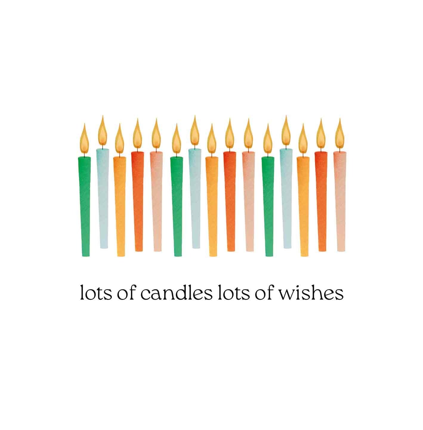 Lots of candles lots of wishes