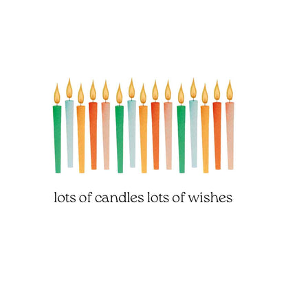 Lots of candles lots of wishes