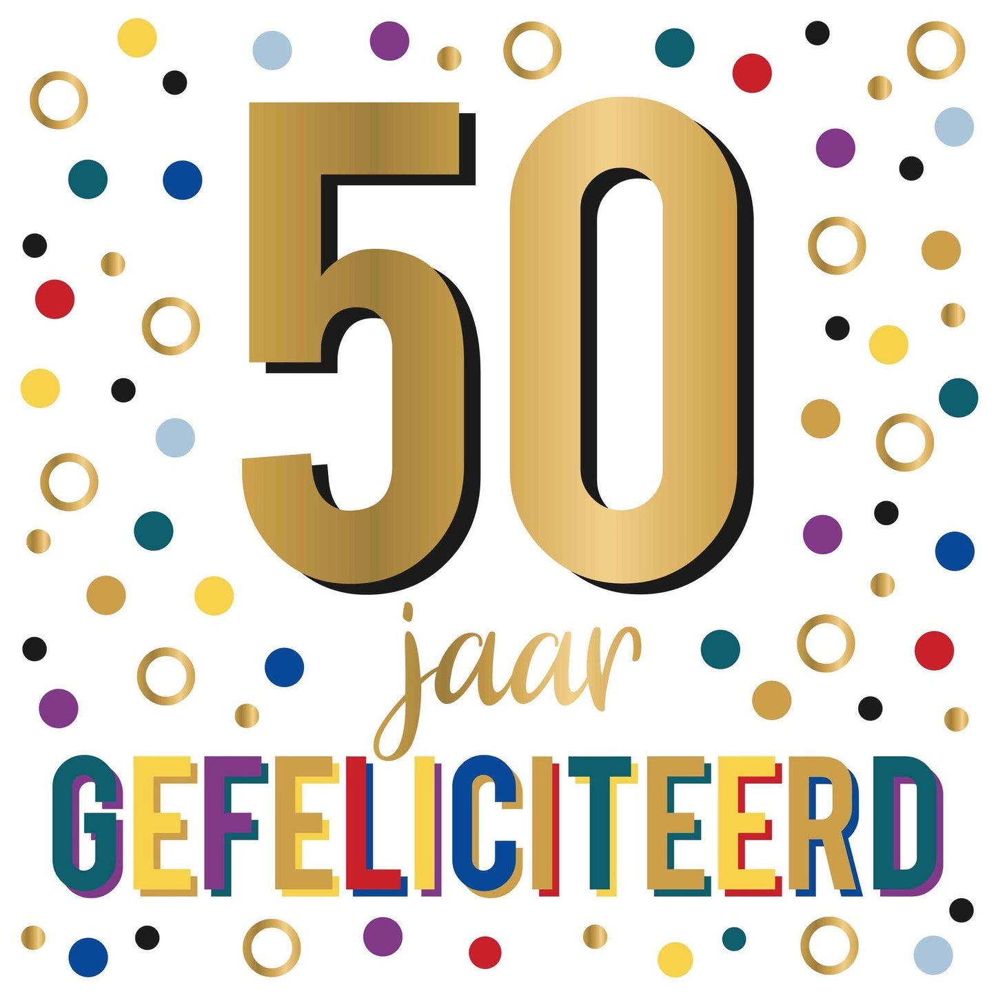 XL - 50 jaar gefeliciteerd
