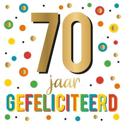XL - 70 jaar gefeliciteerd