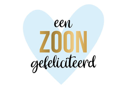 Een zoon gefeliciteerd