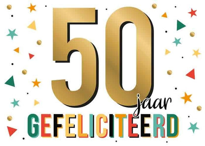 50 jaar gefeliciteerd